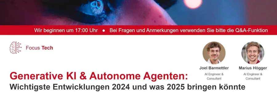 Webinar: Generative AI and Autonomous Agents