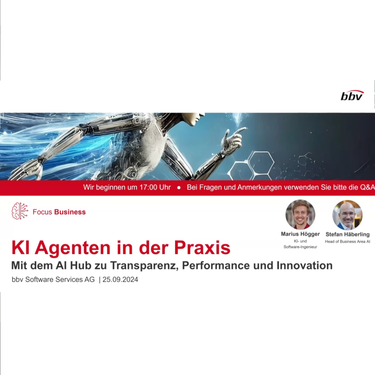 Webinar: KI Agenten in der Praxis